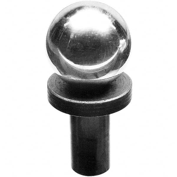 TE-CO - 7/8" Ball Diam, 7/16" Shank Diam, Stainless Steel Inspection Tooling Ball - Makers Industrial Supply