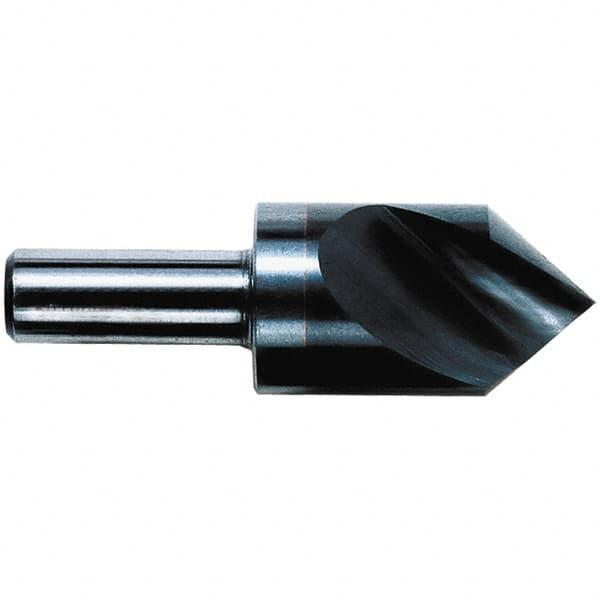 M.A. Ford - 1/8" Head Diam, 1/8" Shank Diam, 1 Flute 82° Solid Carbide Countersink - 1-1/2" OAL - Makers Industrial Supply