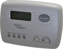 White-Rodgers - 45 to 99°F, 1 Heat, 1 Cool, Economy Digital Single Stage Battery Powered Thermostat - mV to 30 Volts, Electronic Switching Switch - Makers Industrial Supply