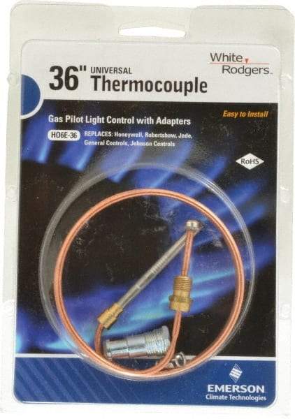 White-Rodgers - 36" Lead Length Universal Replacement HVAC Thermocouple - Universal Connection - Makers Industrial Supply