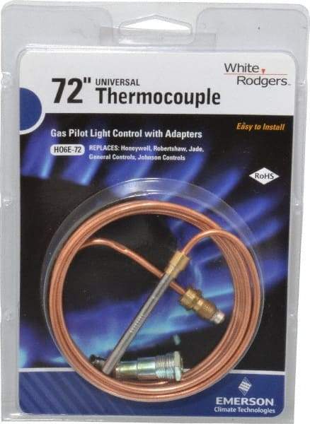 White-Rodgers - 72" Lead Length Universal Replacement HVAC Thermocouple - Universal Connection - Makers Industrial Supply