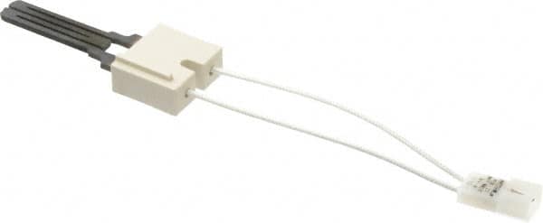 White-Rodgers - 120 VAC, 5 Amp, Two Terminal Receptacle with .093" Male Pins Connection, Silicon Carbide Hot Surface Ignitor - 9" Lead Length, For Use with Gas Burner - Makers Industrial Supply