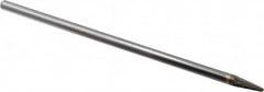 SGS Pro - 1/4" Cut Diam, 1/4" Shank Diam, Taper Head Double Cut Burr - Carbide, Radius End, 5/8" LOC - Makers Industrial Supply