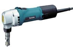 Makita - Power Nibblers Type of Power: Electric Cutting Capacity (Gauge): 10 (Aluminum); 16 (Mild Steel); 18 (Stainless Steel) - Makers Industrial Supply