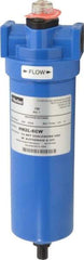 Parker - 1/2" Port, 11.28" High x 3.11" Wide, FRL Filter with Aluminum Bowl & Manual Drain - 50 SCFM, 250 Max psi, 175°F Max - Makers Industrial Supply