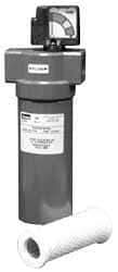 Parker - 1" Port, 14.14" High x 4.65" Wide, FRL Filter with Aluminum Bowl & Automatic Drain - 100 SCFM, 500 Max psi, 175°F Max - Makers Industrial Supply