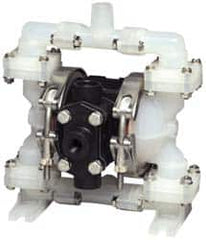 SandPIPER - 1/4" NPT, Nonmetallic, Air Operated Diaphragm Pump - Santoprene Diaphragm, Conductive Acetal Housing - Makers Industrial Supply