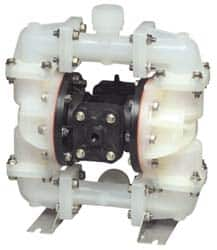 SandPIPER - 3/4" NPT, Nonmetallic, Air Operated Diaphragm Pump - PTFE Diaphragm, Kynar Housing - Makers Industrial Supply