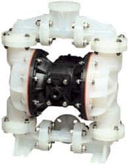 SandPIPER - 1" NPT, Nonmetallic, Air Operated Diaphragm Pump - Santoprene Diaphragm, Polypropylene Housing - Makers Industrial Supply