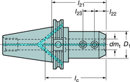 392455205040100 END MILL HOLDER - Makers Industrial Supply