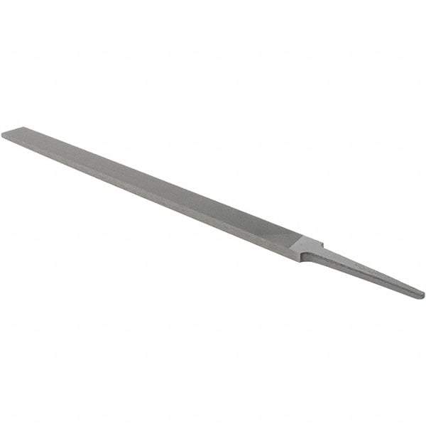 Nicholson - 10" Standard Precision Swiss Pattern Regular Pillar File - Double Cut, With Tang - Makers Industrial Supply