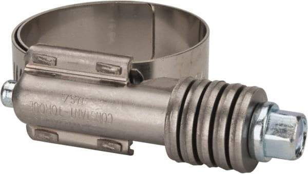 IDEAL TRIDON - Steel Auto-Adjustable Worm Drive Clamp - 5/8" Wide x 5/8" Thick, 1" Hose, 1 to 1-3/4" Diam - Makers Industrial Supply