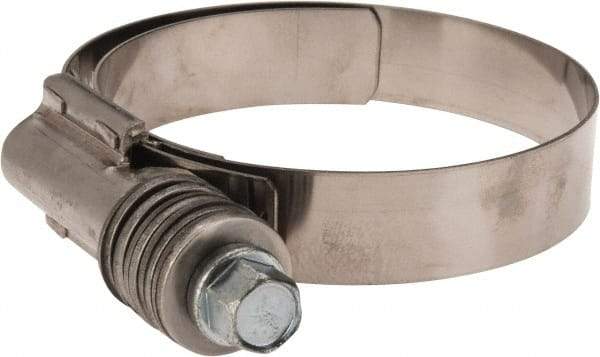 IDEAL TRIDON - Steel Auto-Adjustable Worm Drive Clamp - 5/8" Wide x 5/8" Thick, 2-1/4" Hose, 2-1/4 to 3-1/8" Diam - Makers Industrial Supply