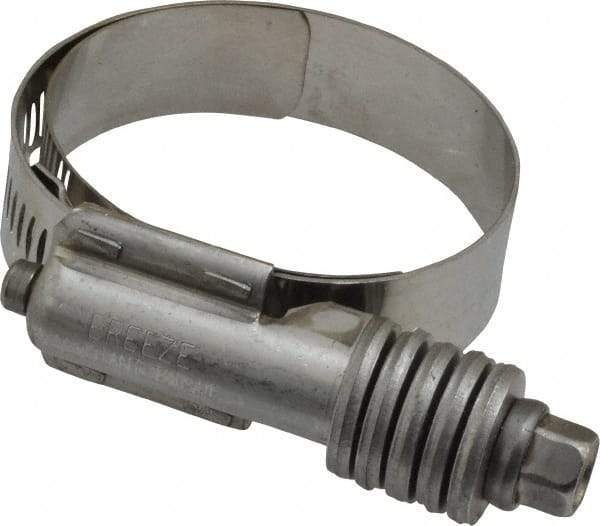 IDEAL TRIDON - Stainless Steel Auto-Adjustable Worm Drive Clamp - 5/8" Wide x 5/8" Thick, 1-1/4" Hose, 1-1/4 to 2-1/8" Diam - Makers Industrial Supply