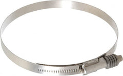 IDEAL TRIDON - Stainless Steel Auto-Adjustable Worm Drive Clamp - 5/8" Wide x 5/8" Thick, 6-1/4" Hose, 6-1/4 to 7-1/8" Diam - Makers Industrial Supply