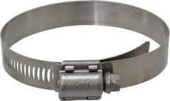 IDEAL TRIDON - SAE Size 48, 2-9/16 to 3-1/2" Diam, Stainless Steel MS Series MIL-Spec Worm Drive Clamp - 1/2" Wide, Material Grade 300 SERIES, Series MS Mil Spec - Makers Industrial Supply