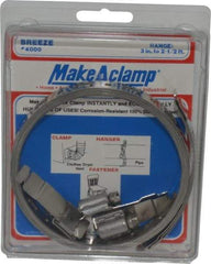 Made in USA - 2" Diam, Hose Clamp Kit - Makers Industrial Supply