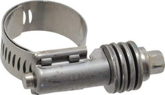 IDEAL TRIDON - Stainless Steel Auto-Adjustable Worm Drive Clamp - 1/2" Wide x 1/2" Thick, 9/16" Hose, 9/16 to 1-1/16" Diam - Makers Industrial Supply