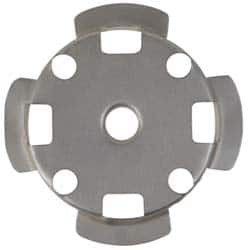 Divine Brothers - Buffing Wheel Center Plate - 1/2" ID x 3" OD, 3" Buff Center Diam - Makers Industrial Supply