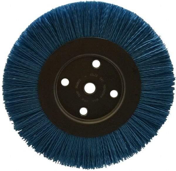 Dico - 8" OD, 5/8" Arbor Hole, Crimped Nylon Wheel Brush - 3/8" Face Width - Makers Industrial Supply