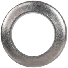 Made in USA - #2 Screw, Grade 300 Stainless Steel Standard Flat Washer - 0.089" ID x 0.149" OD, 0.016" Thick, Passivated Finish, Meets Military Specifications - Makers Industrial Supply