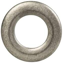 Made in USA - #10 Screw, Grade 300 Stainless Steel Standard Flat Washer - 0.195" ID x 0.354" OD, 0.063" Thick, Passivated Finish, Meets Military Specifications - Makers Industrial Supply