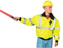 OccuNomix - Size 5XL General Purpose & High Visibility Jacket - Yellow, Polyester, Zipper, Snaps Closure, 55 to 58" Chest - Makers Industrial Supply