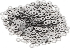 Made in USA - #3 Screw, Grade AN960 Stainless Steel Standard Flat Washer - 0.105" ID x 1/4" OD, 0.032" Thick, Passivated Finish, Meets Military Specifications - Makers Industrial Supply