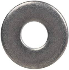 Made in USA - #4 Screw, Grade AN960 Stainless Steel Standard Flat Washer - 1/8" ID x 0.312" OD, 0.032" Thick, Passivated Finish, Meets Military Specifications - Makers Industrial Supply