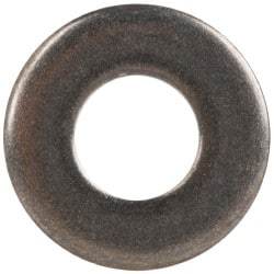 Made in USA - #10 Screw, Grade AN960 Stainless Steel Standard Flat Washer - 0.203" ID x 0.438" OD, 0.063" Thick, Passivated Finish, Meets Military Specifications - Makers Industrial Supply