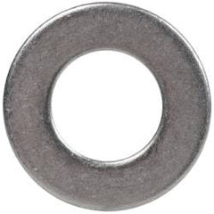 Made in USA - 1/4" Screw, Grade AN960 Stainless Steel Standard Flat Washer - 0.267" ID x 1/2" OD, 0.028" Thick, Passivated Finish, Meets Military Specifications - Makers Industrial Supply