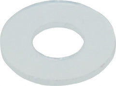 2″ Screw Standard Flat Washer: Nylon, Uncoated 0.097″ ID, 0.312″ OD, 0.012″ Thick