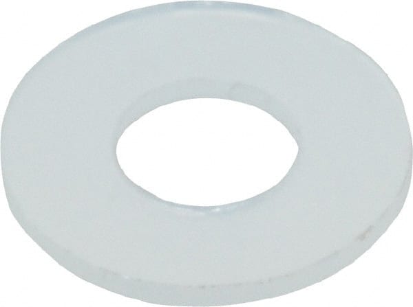 5″ Screw Standard Flat Washer: Nylon, Uncoated 0.141″ ID, 0.281″ OD, 0.013″ Thick