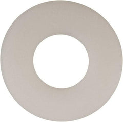 Made in USA - 9/16" Screw, Grade 6/6 Nylon Standard Flat Washer - 0.594" ID x 1.469" OD, 0.1" Thick, Plain Finish - Makers Industrial Supply