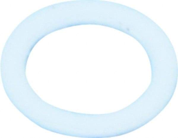 Made in USA - #8 Screw, PTFE Standard Flat Washer - 0.197" ID x 0.28" OD, 0.015" Thick, Plain Finish - Makers Industrial Supply