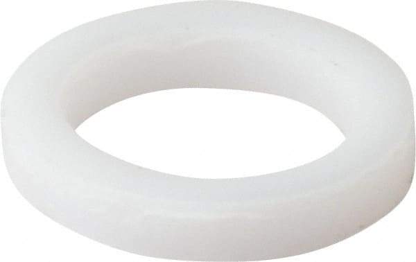 Made in USA - #8 Screw, PTFE Standard Flat Washer - 0.197" ID x 0.28" OD, 0.05" Thick, Plain Finish - Makers Industrial Supply