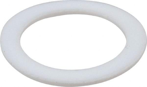 Made in USA - 1/2" Screw, PTFE Standard Flat Washer - 1/2" ID x 0.688" OD, 0.031" Thick, Plain Finish - Makers Industrial Supply