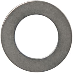 8″ Screw Standard Flat Washer: Grade 316 Stainless Steel, Uncoated 0.168″ ID, 0.243″ OD, 0.025″ Thick