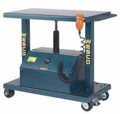 Wesco Industrial Products - 4,000 Lb Capacity Powered Post Lift Table - 37" Lift Height, 36" Platform Length x 24" Platform Width - Makers Industrial Supply