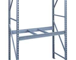 Tennsco - 10,000 Lb Capacity Bulk Storage Welded Rack End - 1-3/4" Wide x 72" High x 36" Deep x 1-3/4" Thick, Medium Gray - Makers Industrial Supply