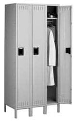 Tennsco - 3 Door, 1 Tier, Locker - Makers Industrial Supply