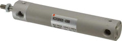 SMC PNEUMATICS - 3/4" Bore Double Acting Air Cylinder - 1/8 Port, 1/4-28 Rod Thread, 140 Max psi, 40 to 140°F - Makers Industrial Supply