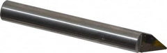 Onsrud - 60° Incl Angle, 1/4" Shank Diam, 2" OAL, 0.03" Cut Diam, Conical Engraving Cutter - 1/2" LOC, 0.03" Tip Diam, 1 Flute, Right Hand Cut, Solid Carbide, Uncoated - Makers Industrial Supply