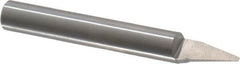 Onsrud - 30° Incl Angle, 1/4" Shank Diam, 1-1/2" OAL, 0.06" Cut Diam, Conical Engraving Cutter - 1/2" LOC, 0.06" Tip Diam, 1 Flute, Right Hand Cut, Solid Carbide, AlTiN Finish - Makers Industrial Supply