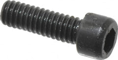 Value Collection - #1-72 UNF Hex Socket Drive, Socket Cap Screw - Alloy Steel, Black Oxide Finish, Fully Threaded, 1/4" Length Under Head - Makers Industrial Supply