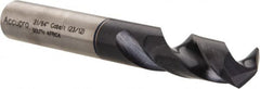 Accupro - 31/64" 120° Spiral Flute Cobalt Screw Machine Drill Bit - Makers Industrial Supply