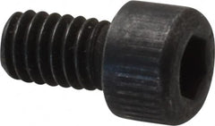 Value Collection - #6-40 UNF Hex Socket Drive, Socket Cap Screw - Alloy Steel, Black Oxide Finish, Fully Threaded, 1/4" Length Under Head - Makers Industrial Supply