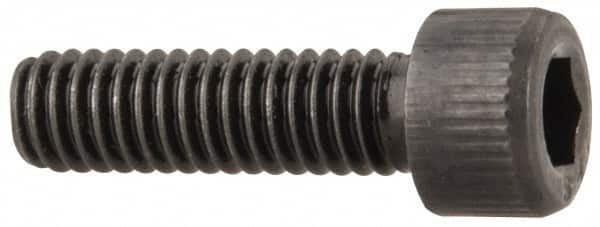 Value Collection - #6-40 UNF Hex Socket Drive, Socket Cap Screw - Alloy Steel, Black Oxide Finish, Fully Threaded, 1/2" Length Under Head - Makers Industrial Supply