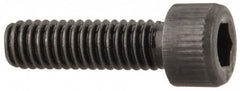 Value Collection - #6-40 UNF Hex Socket Drive, Socket Cap Screw - Alloy Steel, Black Oxide Finish, Fully Threaded, 1/2" Length Under Head - Makers Industrial Supply