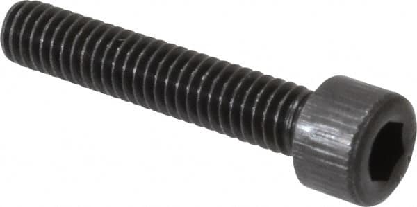 Value Collection - #6-40 UNF Hex Socket Drive, Socket Cap Screw - Alloy Steel, Black Oxide Finish, Fully Threaded, 3/4" Length Under Head - Makers Industrial Supply